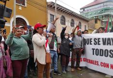 Huanuqueños piden la renuncia de Dina Boluarte