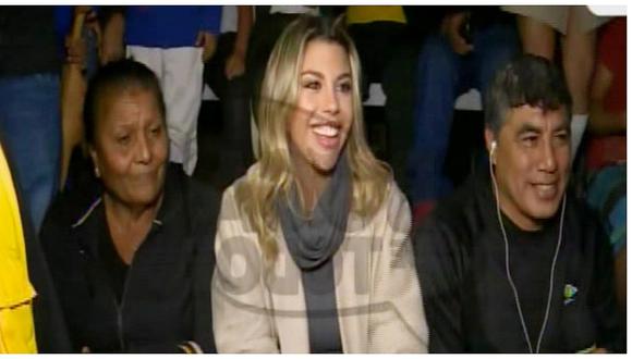 Alondra García Miró reaparece en TV junto a 'Doña Peta' y el hermano de Paolo Guerrero (VIDEO)