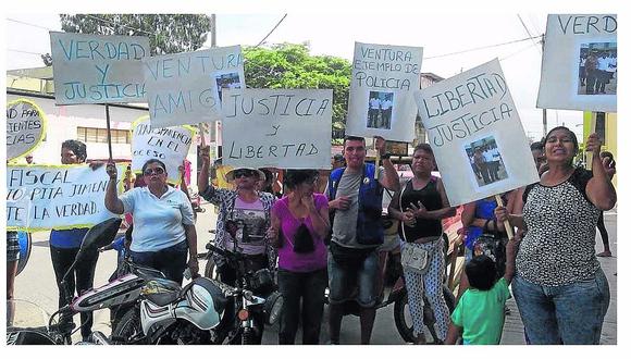 Familiares de policías presos por caso “Los Chivitos” exigen al Poder Judicial su libertad (VIDEO) 
