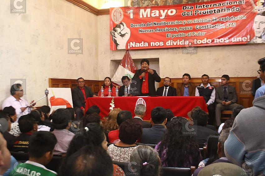 Anuncian paralización en ceremonia por el Día del Trabajo