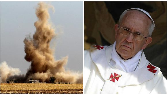 Papa Francisco denuncia los "actos de violencia brutal" y a "sangre fría" en Mosul