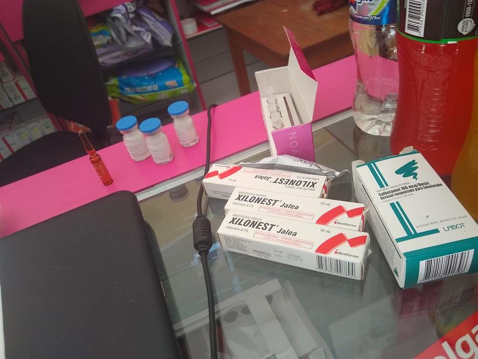​Encuentran medicamentos del Ministerio de Salud expendiéndose en farmacia