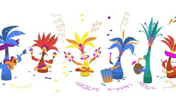 Google rinde homenaje al Carnaval de Brasil 2018 con especial doodle