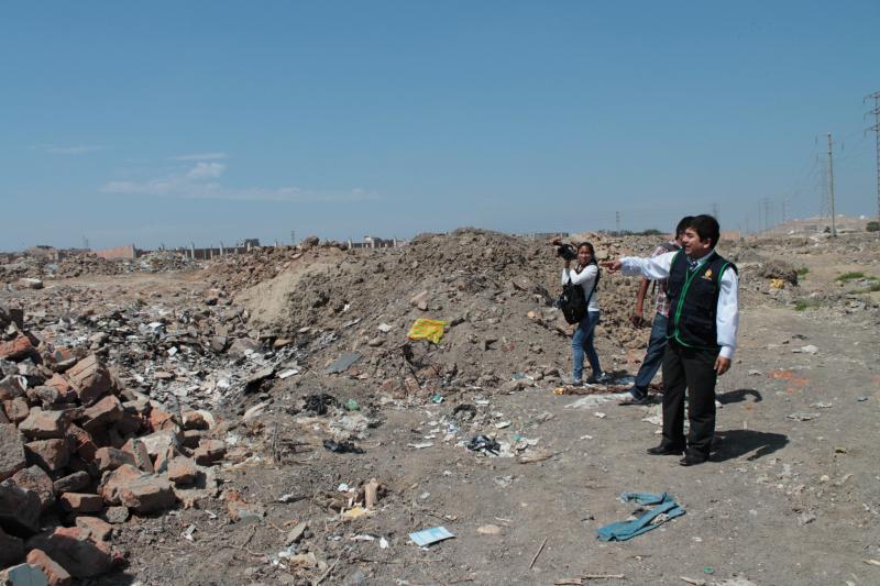 Pueblo Joven Nadine Heredia volvería a inundarse