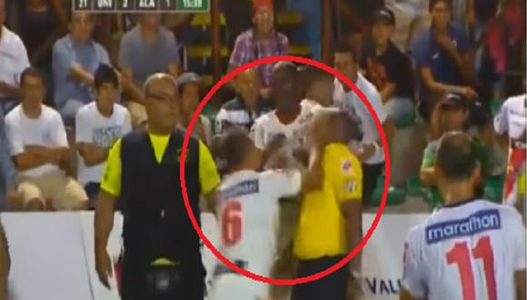 YouTube: 'Puma' Carranza tira cachetadón a árbitro de la Super Liga (VIDEO)