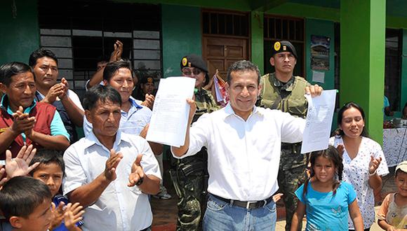 Ollanta Humala crea dos distritos en Ayacucho