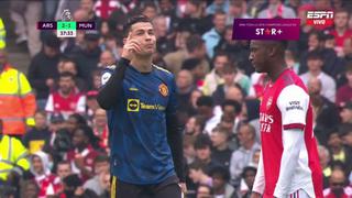 Gol especial: la dedicatoria de Cristiano Ronaldo tras anotar el 2-1 del Arsenal vs. Manchester United (VIDEO)