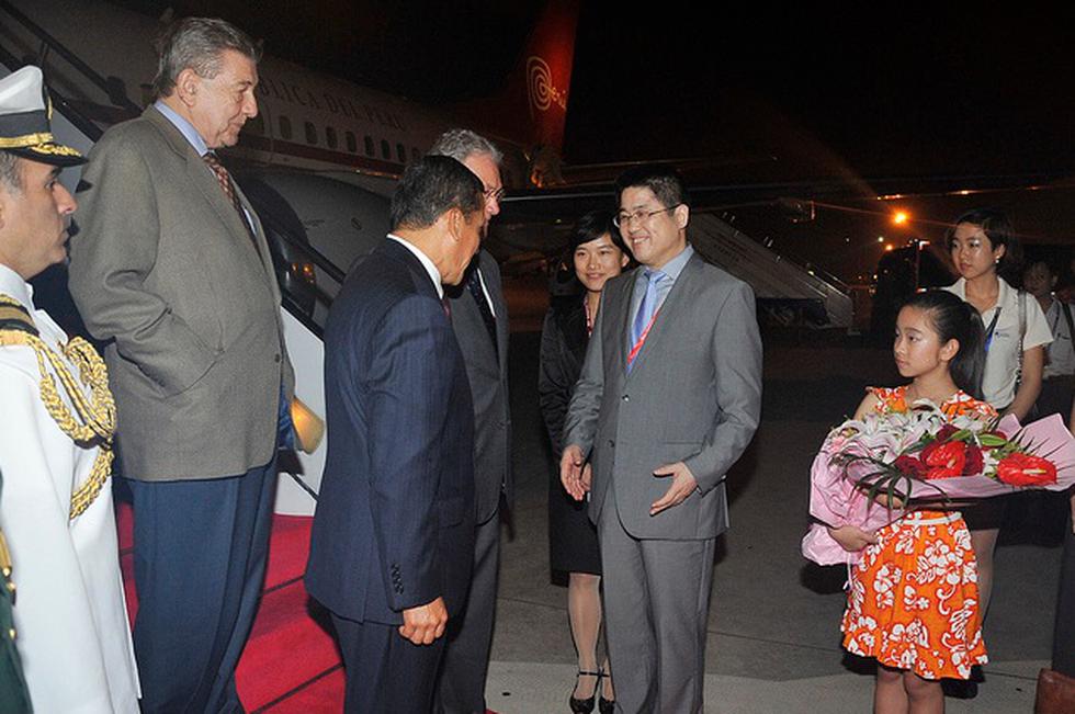 Ollanta Humala llegó a China sin Nadine