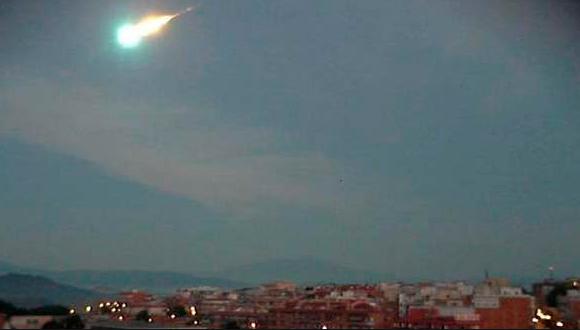 Mira la gigantesca bola de fuego que cruzó hoy el cielo de España (VIDEO)