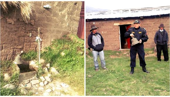 Campana colonial hurtada en Cusco fue recuperada por la Policía