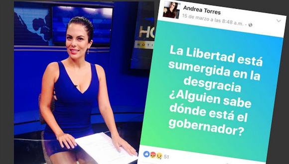 La Libertad: Reportera culpa a gobernador regional de su salida del canal 