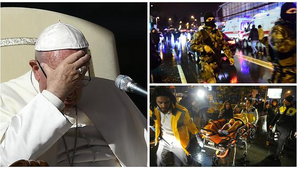 Atentado en Estambul: Papa Francisco condena ataque y la "mancha de sangre que envuelve el mundo"