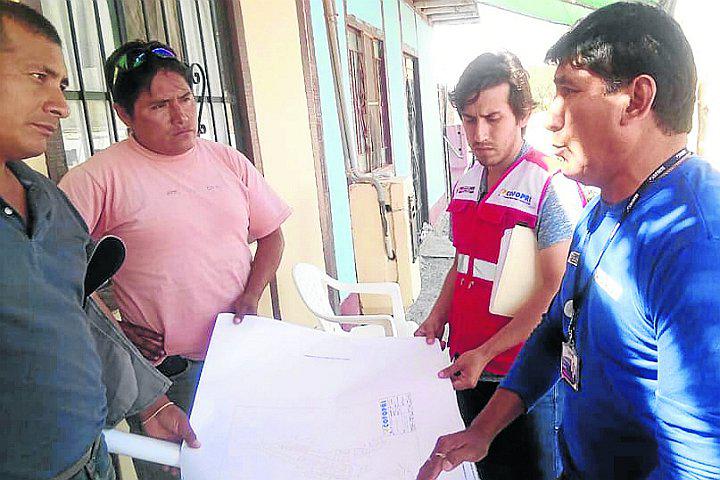 Pobladores gestionan titulación de predios