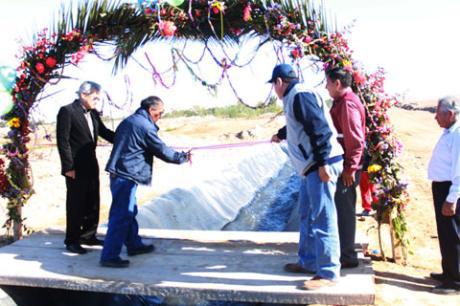 Nuevo canal de Pampa Sitana evitará perdidas por filtración