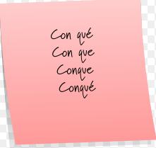Ortografía: diferencia entre "con que", "con qué" y "conque"