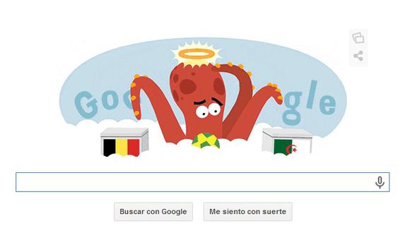 Brasil 2014: Google 'resucita' al pulpo Paul en nuevo doodle