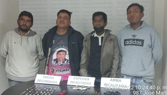 Policía los detuvo en el distrito de La Esperanza, cuando planeaban una serie de hechos ilícitos. (Foto: PNP)