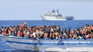 Más de 5.000 migrantes rescatados desde el viernes en el Mediterráneo