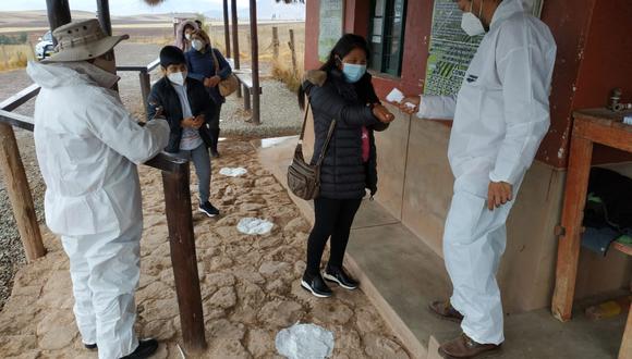 Cusco: antes de ingresar, el turista deberán realizar el lavado y desinfección de manos, medición de la temperatura corporal, uso obligatorio de mascarillas. (Foto: Andina)