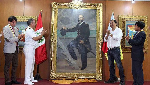 Pintura del “Peruano del Milenio” retorna al salón de actos del municipio piurano