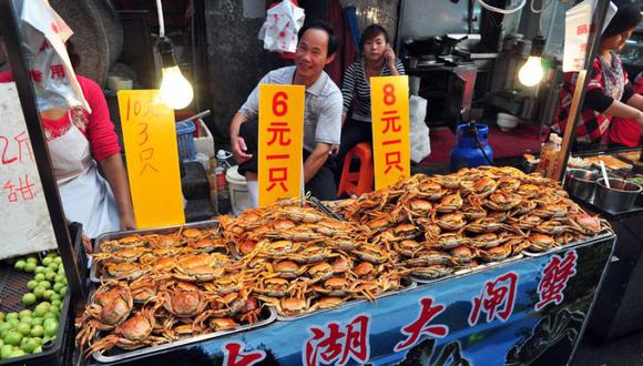 Prohiben el consumo de "cangrejos peludos" a las autoridades chinas