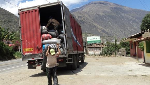 ​Apurímac: Decomisan 14 toneladas de tara de contrabando