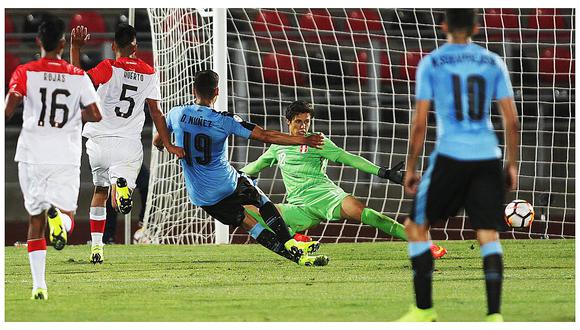 ​Gran tapada de Emile Franco permitió que Perú derrote a Uruguay en el Sudamericano Sub 20 (VIDEO)