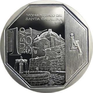 Circularán monedas de un sol alusivas al convento de Santa Catalina