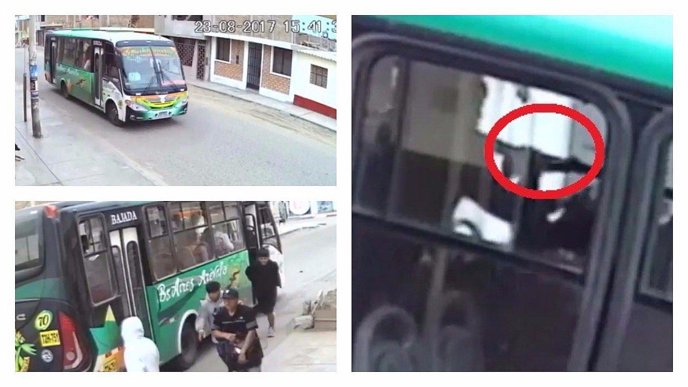 Trujillo: Cuatro hampones asaltan micro en La Esperanza 