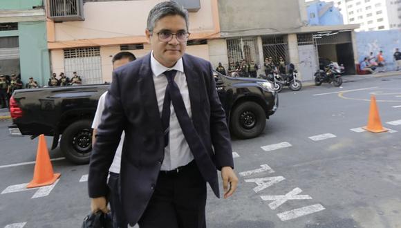 El fiscal José Domingo Pérez dijo que la Sunat no ha presentado nuevos elementos para la denuncia por defraudación contra Odebrecht. (Foto: César Zamalloa)