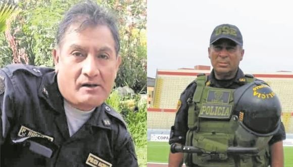 La Libertad: ambos agentes policiales se contagiaron cuando cumplían su trabajo en la primera línea de batalla contra el COVID-19.