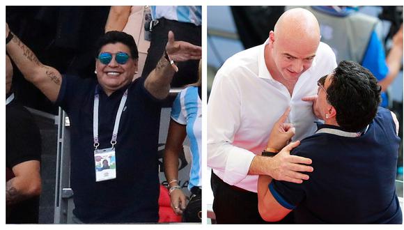 Diego Maradona pidió disculpas a la FIFA  por comentarios que lanzó 