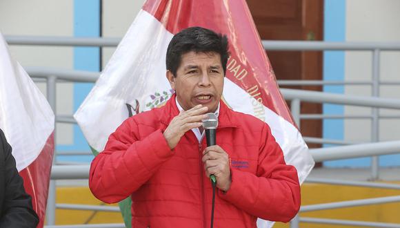 Pedro Castillo es investigado por la Fiscalía por presuntos delitos de corrupción. Foto: Presidencia