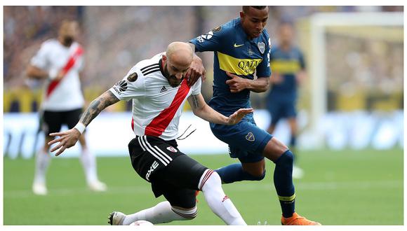 Boca Junios y River Plate igualaron 2-2 en la primera final de la Copa Libertadores (VIDEO)