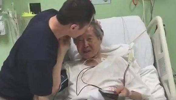 Kenji Fujimori sobre la salud de su padre: "Mi padre está en cuidados intermedios"