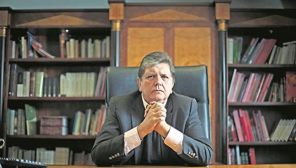 Alan García pide a Fuerza Popular apoyar a Pedro Cateriano 