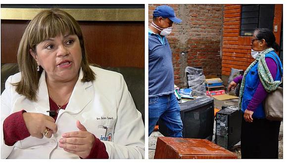 Ministra de Salud Zulema Tomás informó atención en hospital de SJL se desarrolla con normalidad
