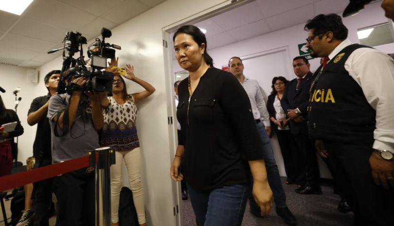 Keiko Fujimori cumple una segunda prisión preventiva de 15 meses por el Caso Odebrecht. (Foto: GEC)