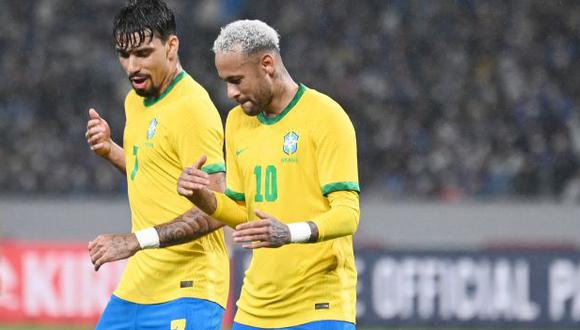 Neymar llegó a los 74 goles en la selección de Brasil y se puso a tres de Pelé. (Foto: AFP)