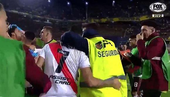 Guardia de seguridad que festejó con River Plate en La Bombonera fue despedido (VIDEO)