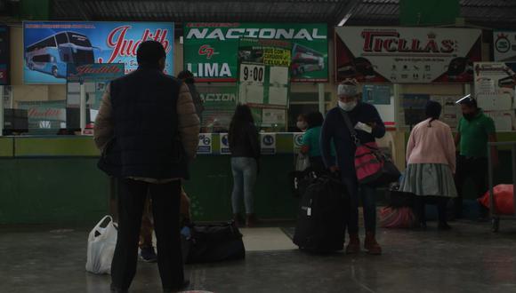 Buscan a responsables de agencias en Terminal Terrestre Huancayo