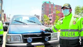 Policía Nacional recupera siete carros robados y con placas clonadas en Huancayo