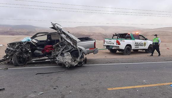 Agricultor sobrevive tras el impacto con un camión en la carretera de Arequipa