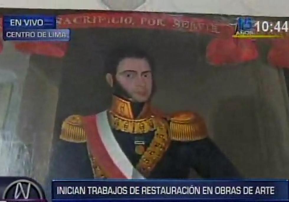 Restauran obras de José Gil de Castro, el "pintor de los libertadores" (VIDEO)