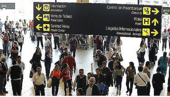 Número de pasajeros aéreos que se transportó en Perú creció más de 9%