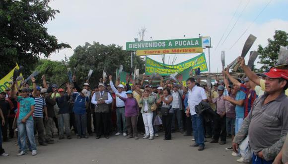 Azucareros de Agro Pucalá protestan por administración judicial