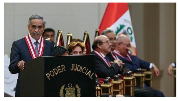 Presidente del Poder Judicial del Perú: "Hemos sido gobernados por ladrones"