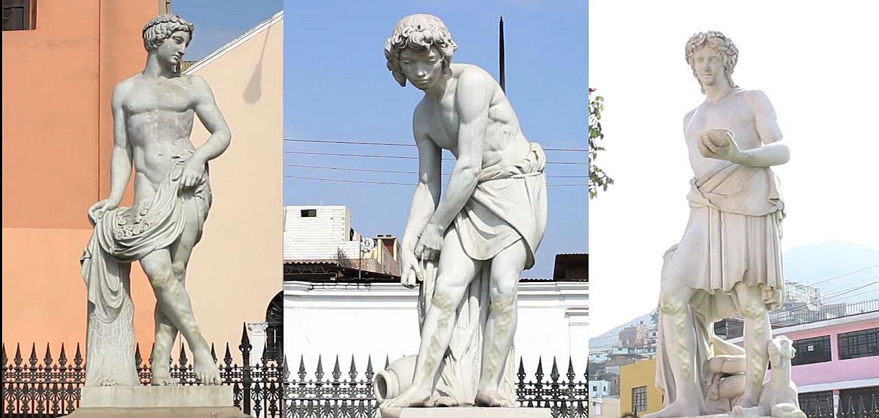 Con estatuas de la Alameda de los Descalzos buscan prevenir las várices