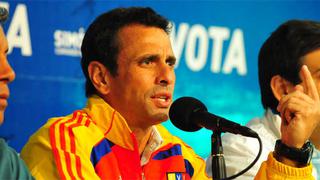 Henrique Capriles: "Que triunfe la paz y la democracia"