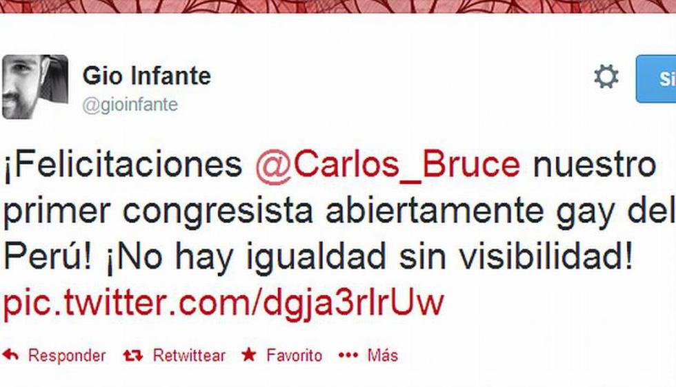 Twitter: Reacciones tras confesión de homosexualidad de Carlos Bruce 